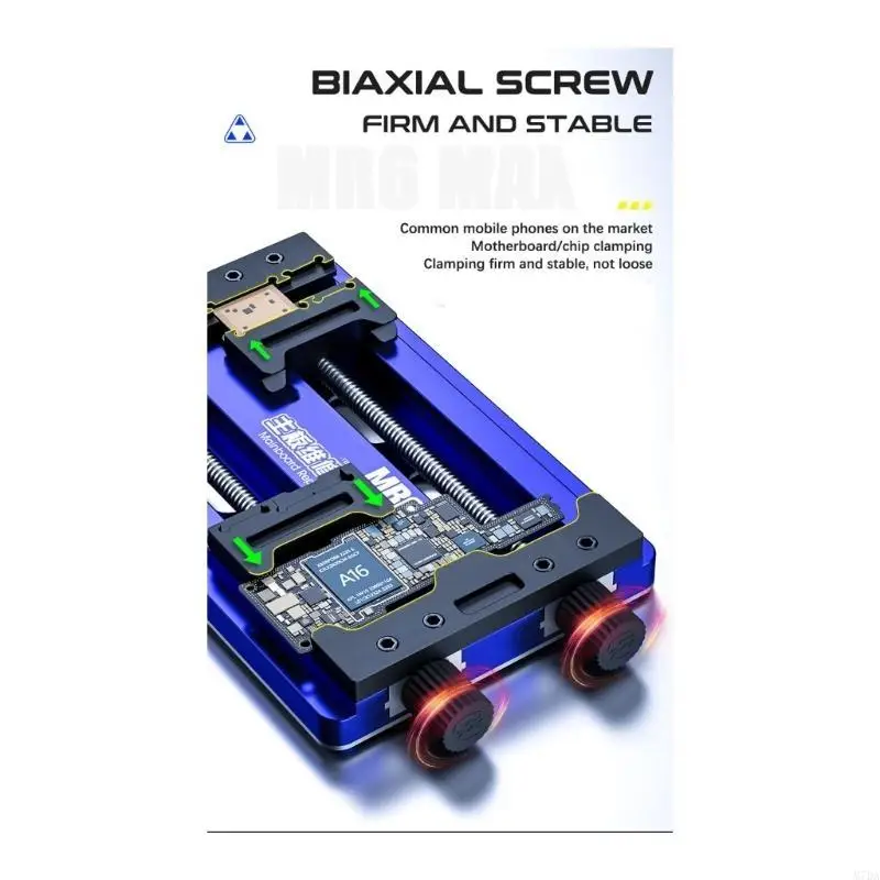 M7DA Doppel Lager Halter für Handy Motherboards IC Chip Clamp Reparatur Werkzeug Motherboards Spann Zubehör