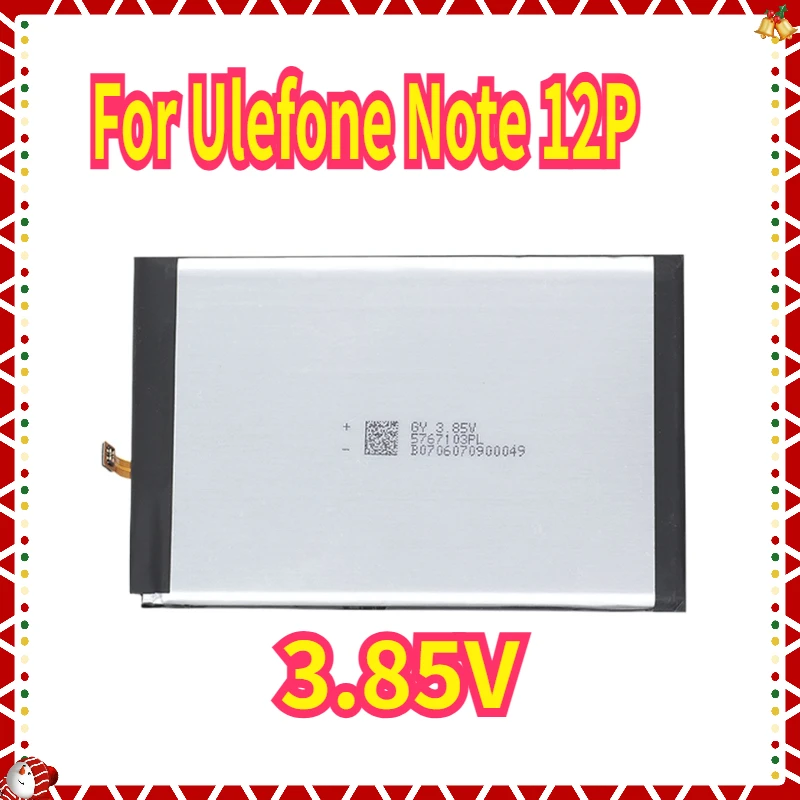 

3.85V For Ulefone Note 12 Battery Mobile Phone Replacement High Quality Batteria For Ulefone Note 12P