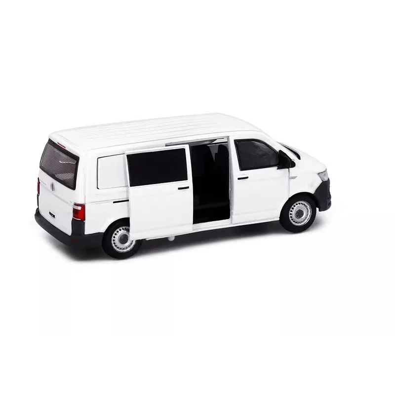 Tiny 1:64 T6 Transporter Van White Alloy Simulation Model Car