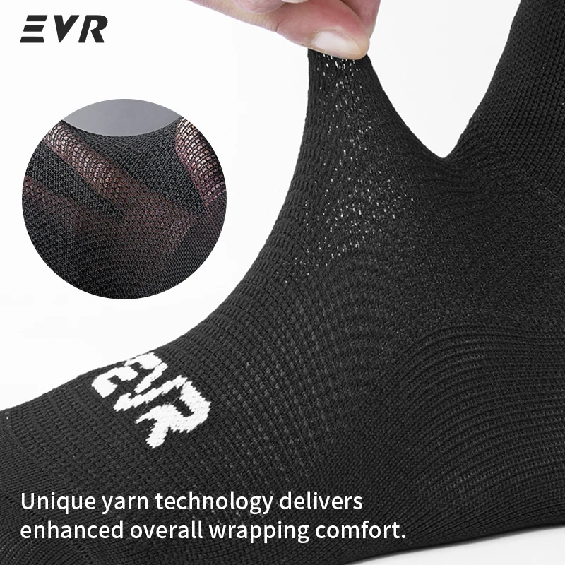 EVR Cycling Socks Professional Unisex Cycling Road Mountain Bike Sports Socks Stockings High Elastic Running Bike Accessories - view 3