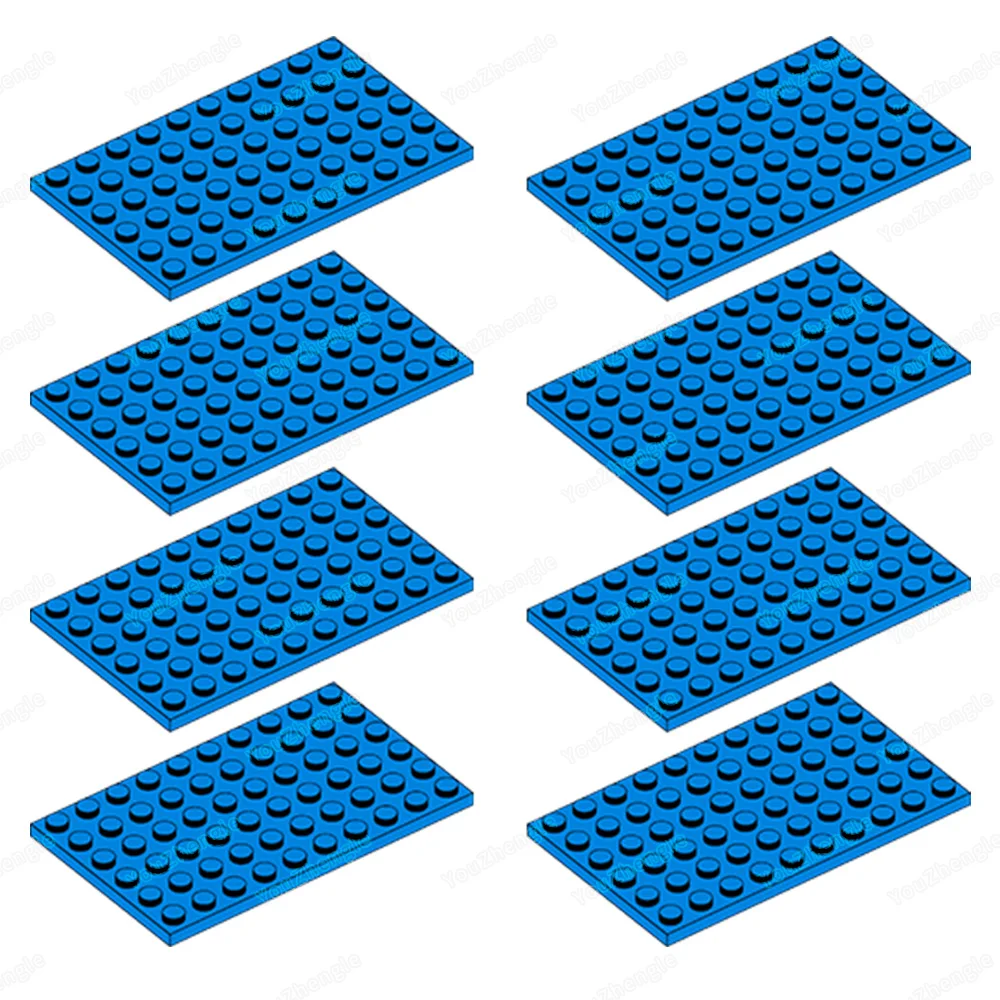 3033 Building Block Base Plate 6x10 Parts Assembly MOC Figures WW2 Street Scene Mecha Gear Scene Match Model Parts Gifts DIY Toy