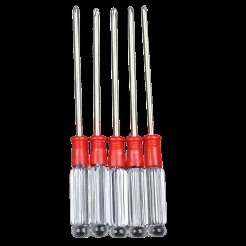 Mini Transparent Small Flat Head Screwdriver with Magnetic Repair Computer DIY Cross Toy Small Crystal Screwdriver Отвертка