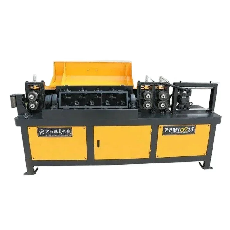 wire coil straightening and cutting machine steel bar rebar coil straightening and cutting machine factory price