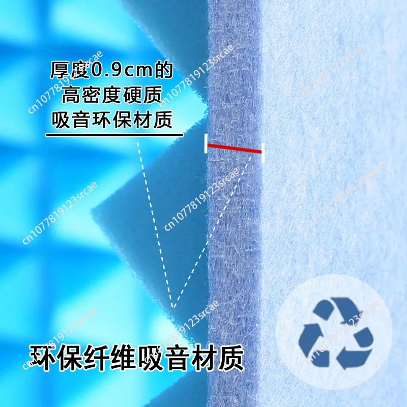 Desktop reverb room live broadcast background wall studio sound insulation cotton room anti-noise noise reduction
