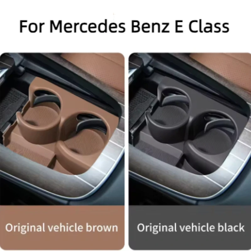 

Car Central Console Water Cup Holder Silicone Waterproof Protective Pad Cover Trim For Mercedes Benz E Class W214 E260 E300 2024
