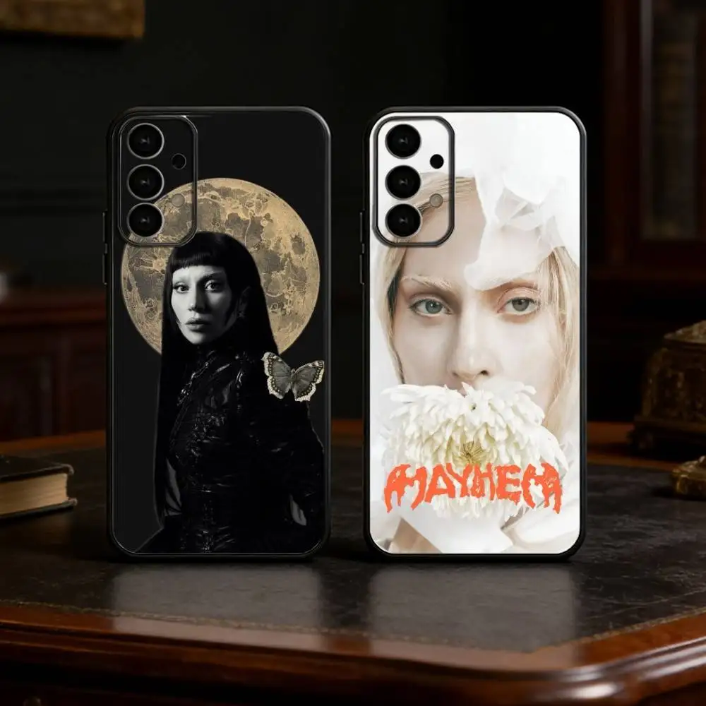 

L-LADY GAGA MAYHEM Phone Case For Samsung S25,S24,S21,S22,S23,S30,Ultra,S20,Plus,Fe,Lite Black Shell