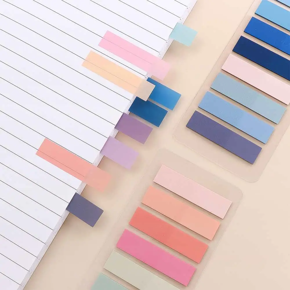 Student Morandi Sticky Notes Planner Stickers Index Tabs Bookmark Flags Tabs Stickers Index Memo Pad Page Markers Paper
