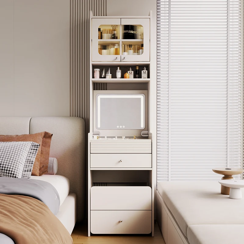 

Dresser cream style modern simple storage integrated Internet celebrity small makeup table small apartment bedroom makeup