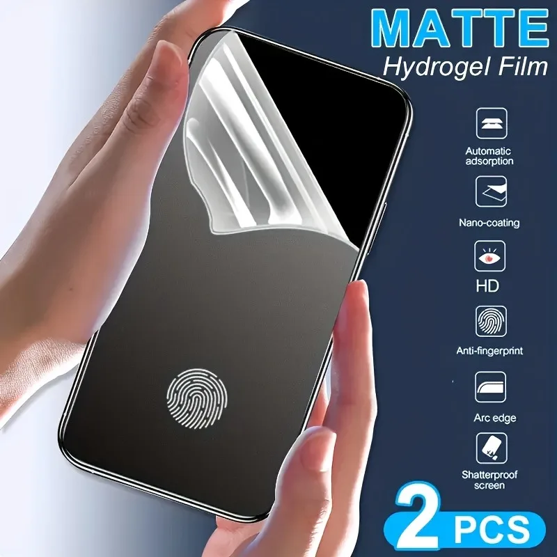 

2Pcs Matte Hydrogel Film For Samsung S21 S23 S24 S22 Ultra S21 S23 S24 FE Samsung S25 Ultra Plus Screen Protectors