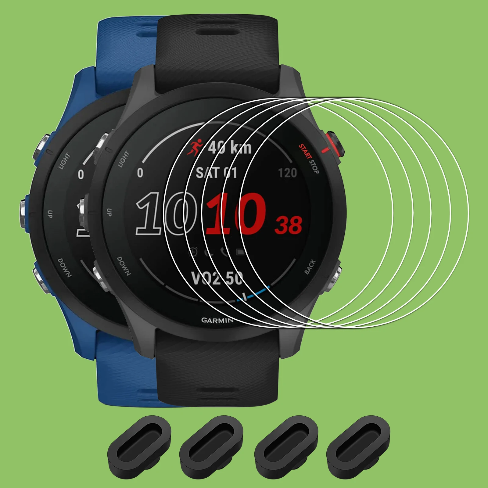 9H Tempered Glass For Garmin Forerunner 255 Screen Protector