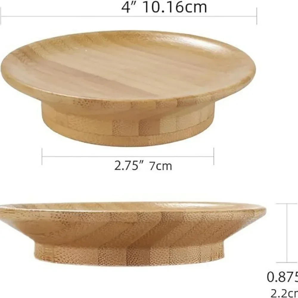 

Reusable Bamboo Cup Lid for Red Wine and Food Platters Packaging with Splash-proof Function Bamboo Cup Lid Coasters 10.16*7cm