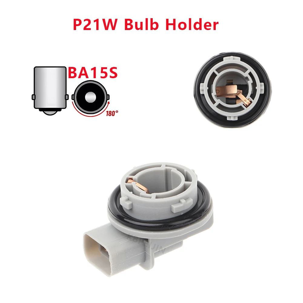1x For Hyundai Reina Elantra BA15S P21W Bulb Holder Car Light Socket Accessories