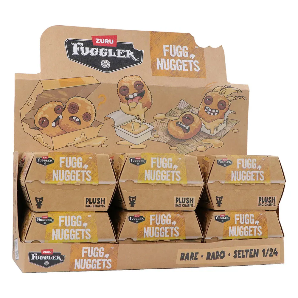 Originals Fuggler Fugg Nuggets Plush Keychain Blind Box Toys Funny Ugly Teeth Monsters Chicken Nuggets Stuffed Peluche Doll Gift - view 5