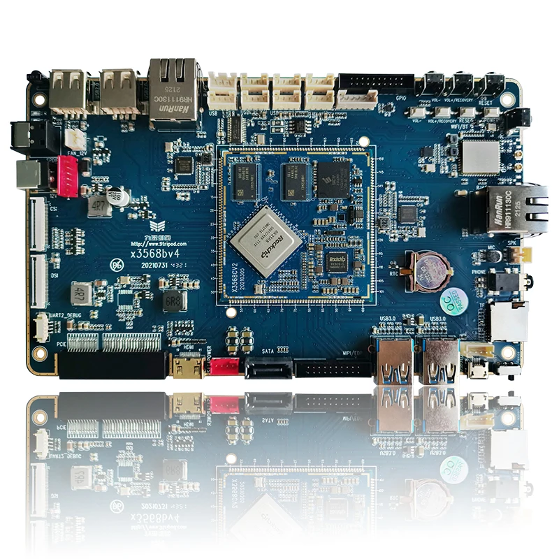 Smartfly X3568 Development Board Rockchip RK3568 Quad-Core 64-bit A55 2GHz GPU Mali-G52 NPU 0.8Tops Upgraded from RK3288 RK3399