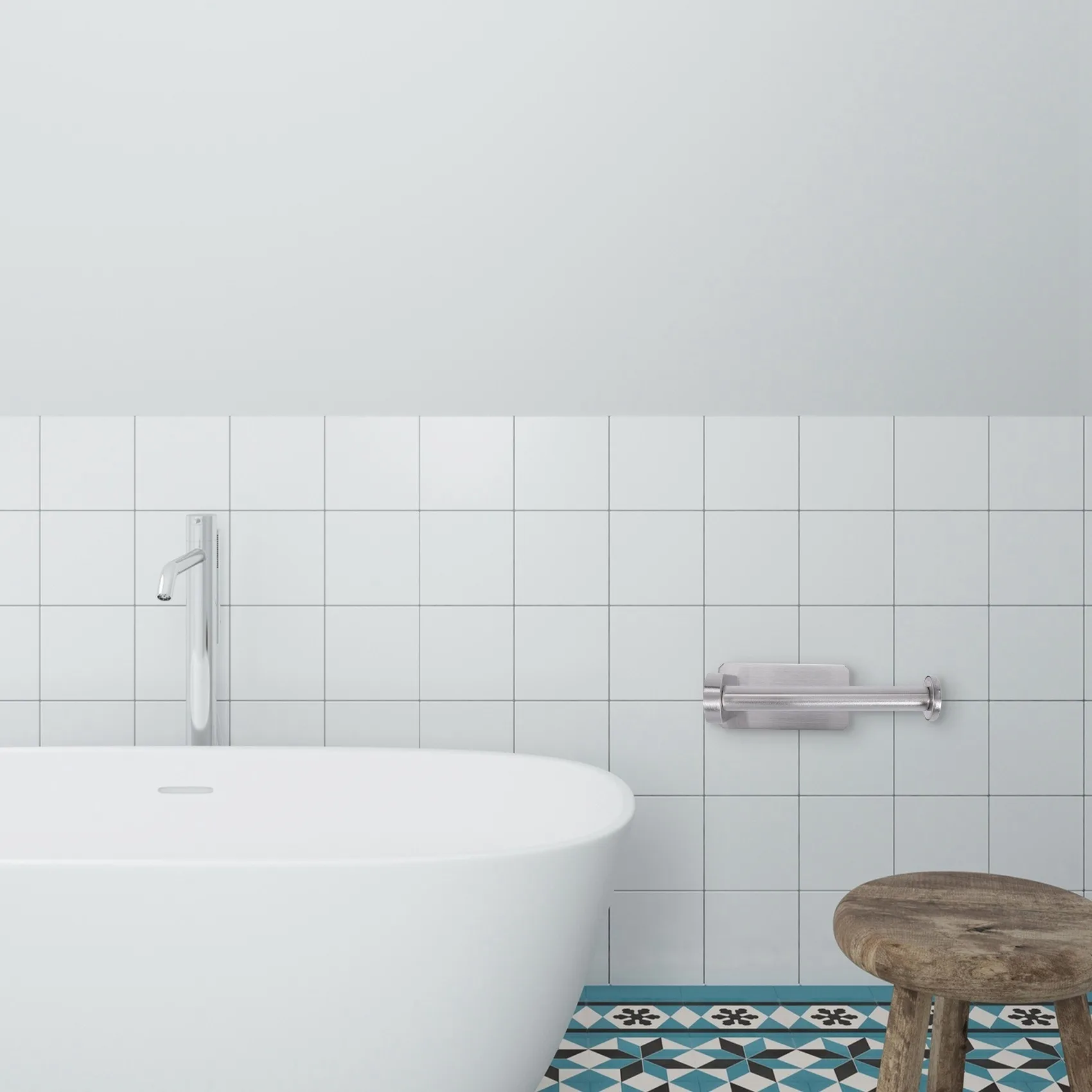 

ABBN-самоклеящийся держатель для туалетной бумаги SUS 304, нержавеющая сталь без сверления, ванная комната, кухня, рулон салфеток, держатель для полотенец Rustp