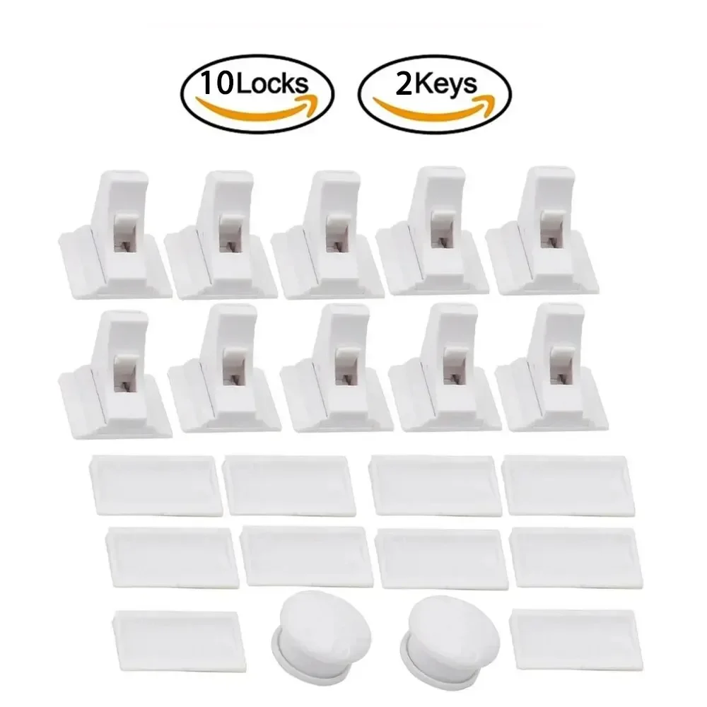 Magnetic Children's Lock for Extra Cabinet Door Safety: A Must-Have for Parents  Drawer Lock  Baby Protection  Baby Safety Lock