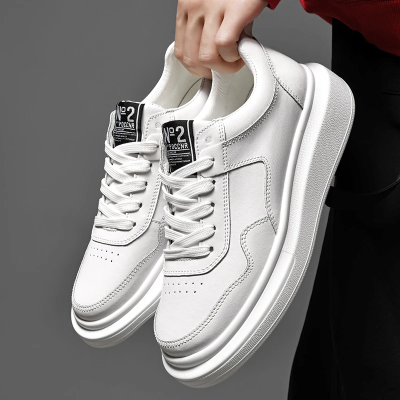 Brand Luxury Elevator Shoes Men Sneakers Height Increasing Shoes Invisible 6CM Heighten Sports Man Taller Lift White Shoes