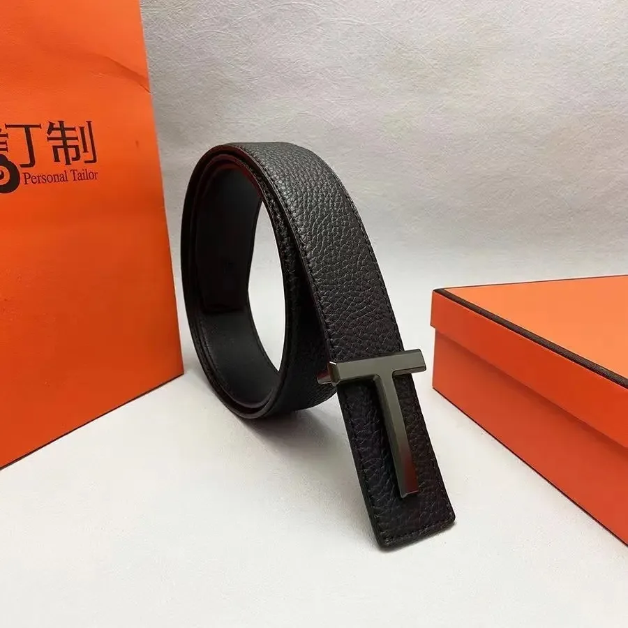 Nuevo cinturón de 38mm para hombre, cinturones de diseñador de alta calidad, cinturón de cuero famoso con letras a la moda para hombre, pantalones vaqueros, correa de cintura de piel de vaca