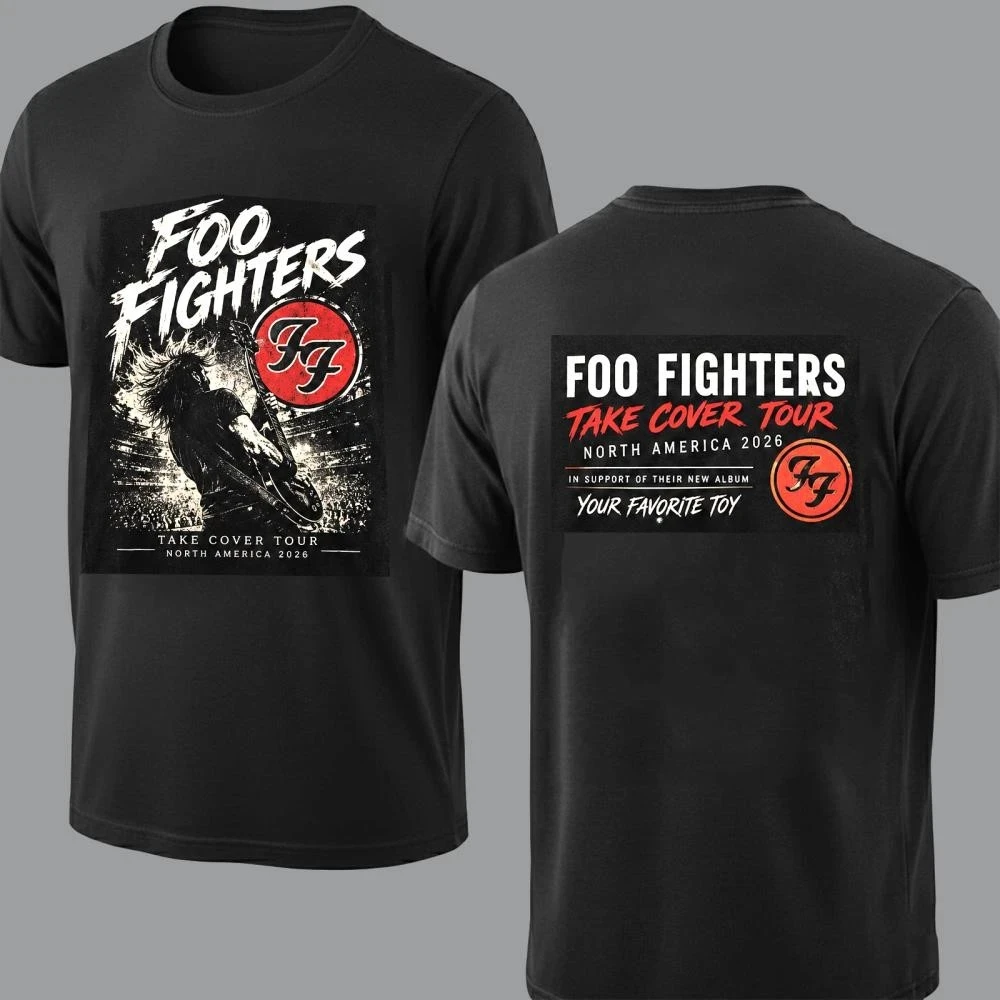 2026 Foo Fighters of All People Live Video T-Shirt, Rock Music Graphic Tee, New Live Track Fan Unisex Concert Top