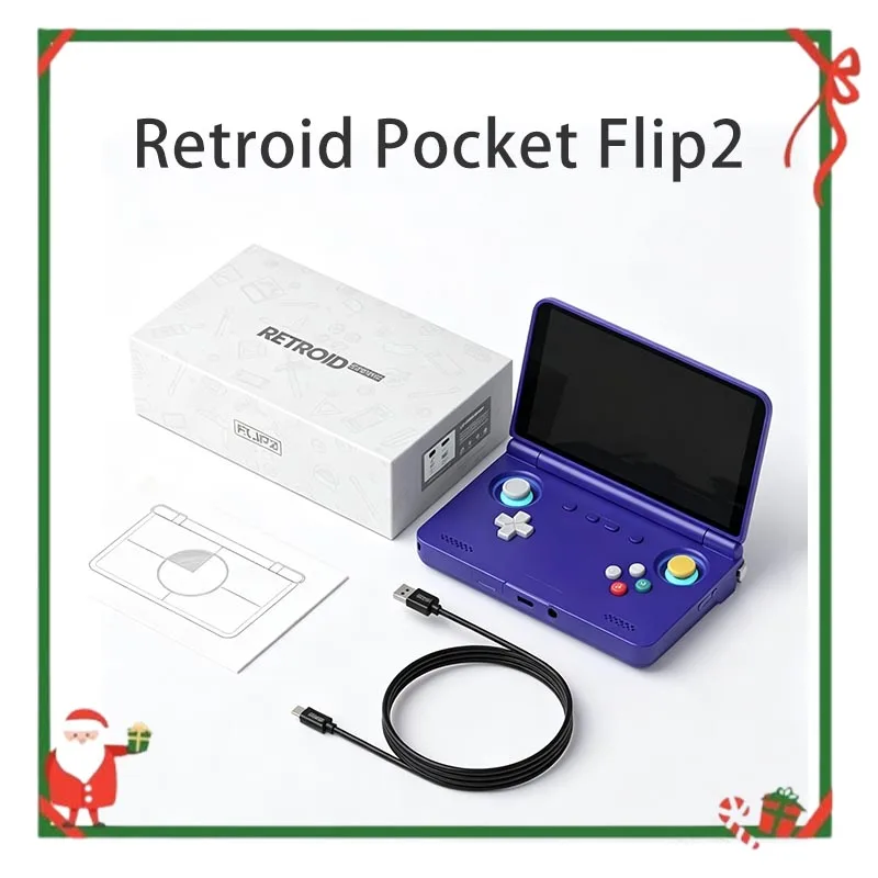 Retroid Pocket Flip2 5.5-inch OLED flip Android handheld game console gift