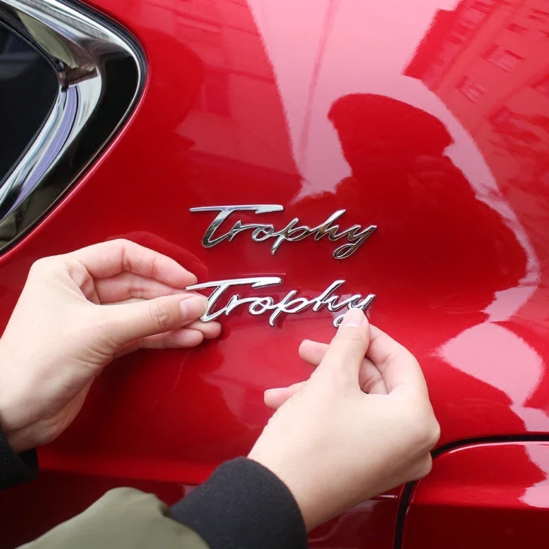 Car Trophy Badge English Logo Sticker Personalized Exterior Decal for MG7 MG6 MG5 MG4 EV ONE Cyberster HS EZS ZS GT 4