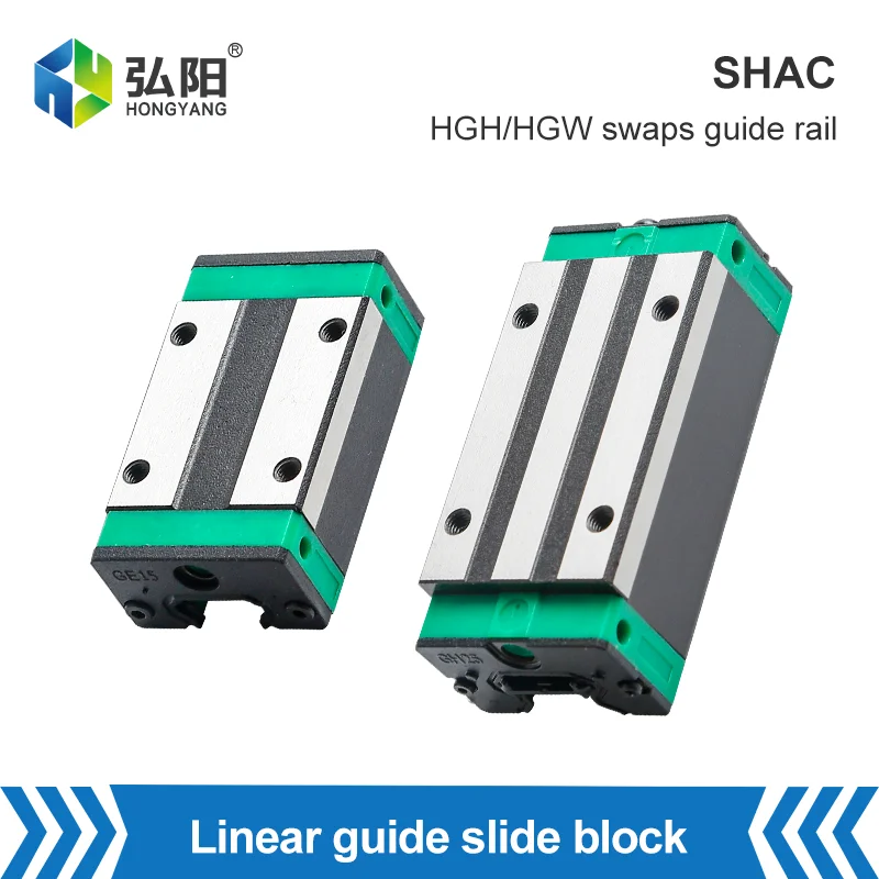 Guia linear de alta rigidez, baixo coeficiente de fricção, alta precisão, usado em equipamentos de processamento de máquinas-ferramenta CNC