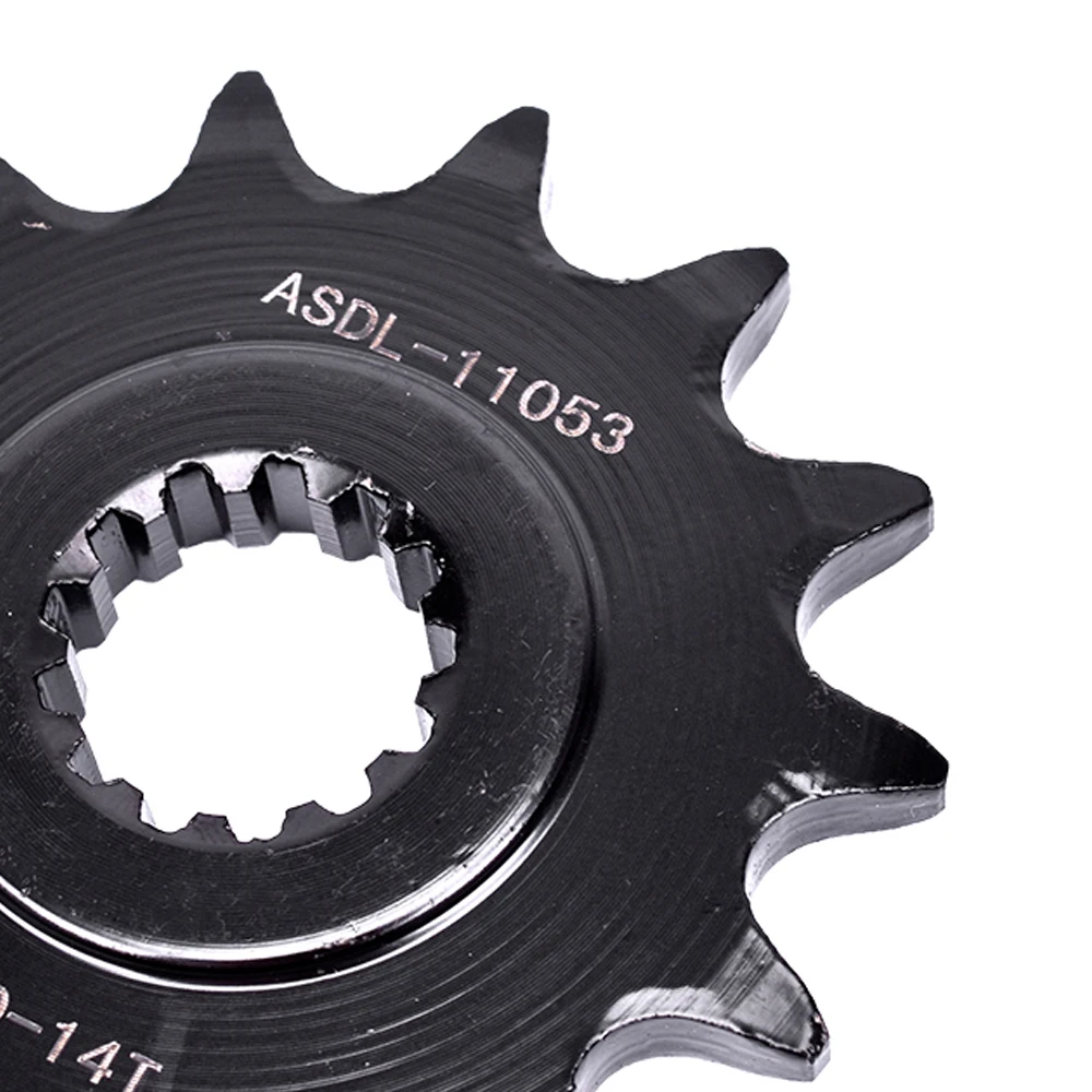 

520 14T Motorcycle Front Sprocket For Suzuki DL250 17-20 GSR250 12-17 GSX250 R 2017-2020 GW250 L2-L7 Inazuma 2012-2017 45# Steel