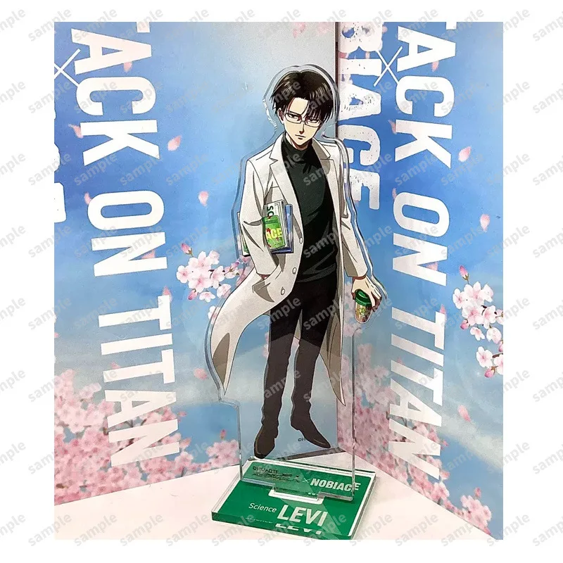 

Attack on Titan Anime Acrylic Stand Handsome Levi Action Fingures Desktop Birthday Decoration Bar Display Kids Toys Friend Gift