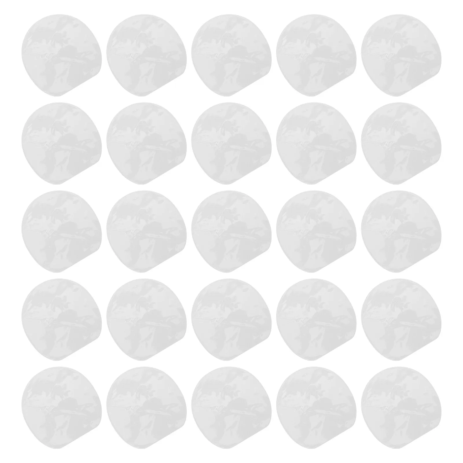 

25Pcs Table Tennis Paddle Protective Film Transparent Non Adhesive Paddle Cover Easy Removal Racket Surface Protection