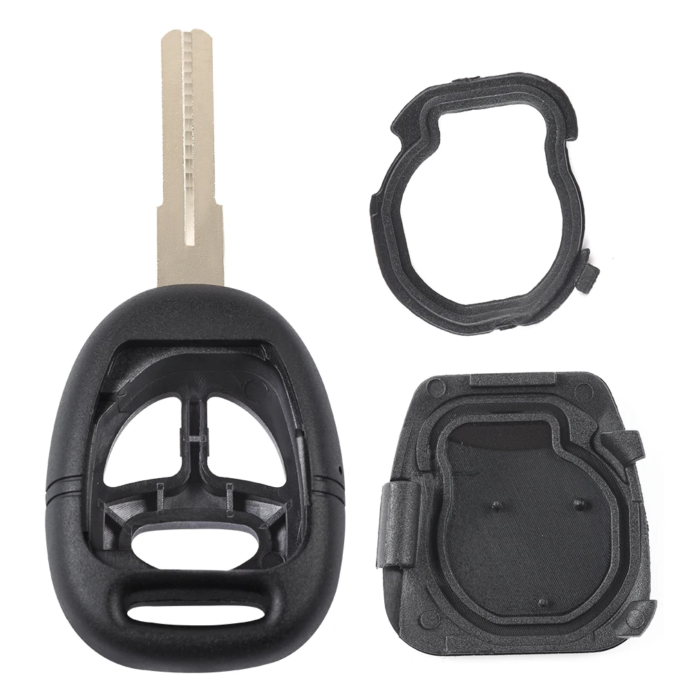 KEYECU 3 Button Remote Head Key Case Shell Key Housing for 2003 2004 2005 2006 2007 2008 2009 SAAB 9-5