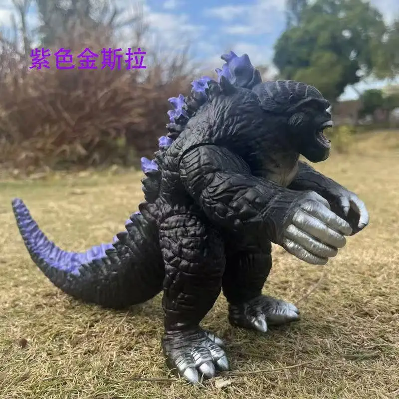 2025New 17cm Anime Godzilla X Kong The New Empire PVC Action Figures Titan Godzilla Soft Glue Monster Model Ornaments Toys Giftv