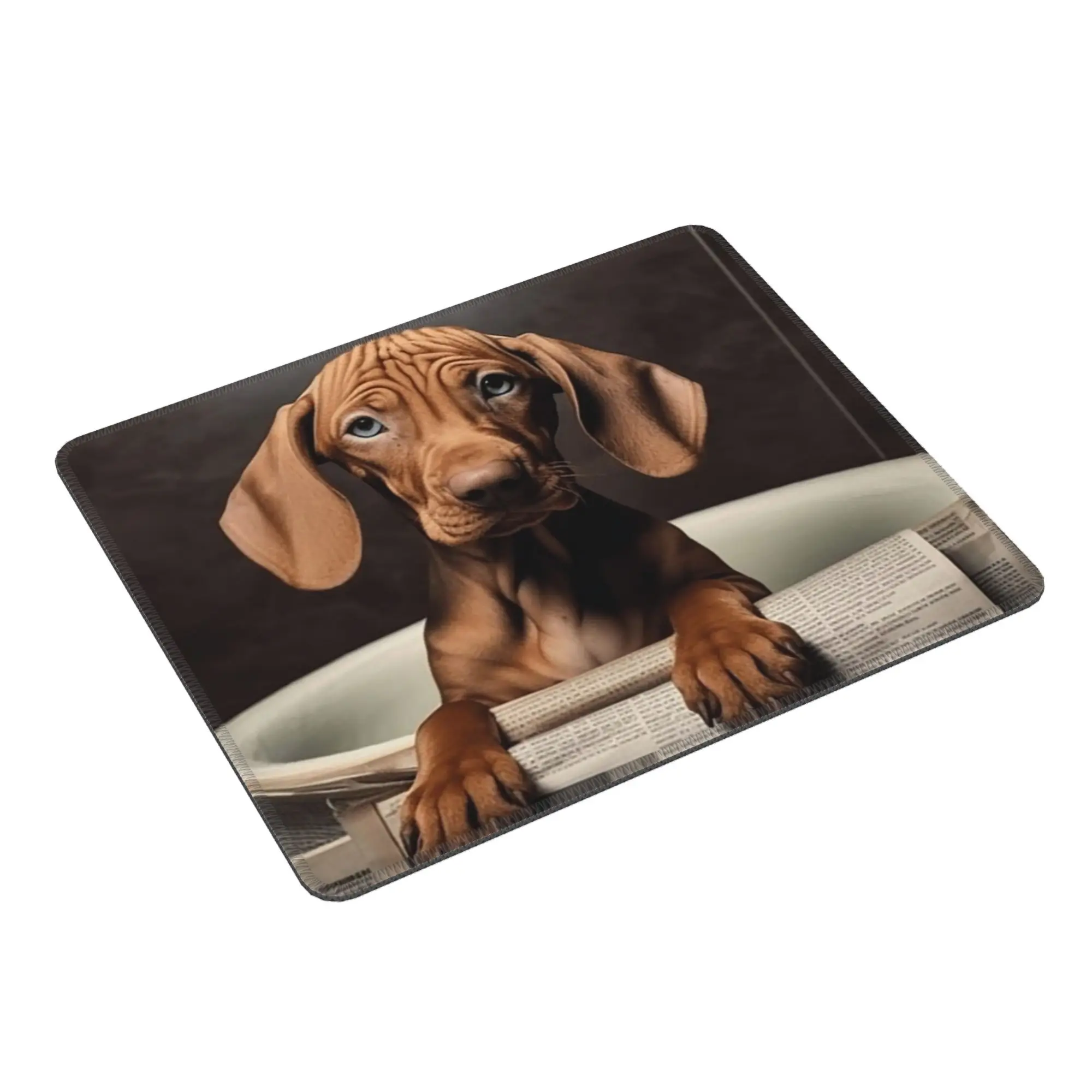 Bathing Dachshund Dog in bathtub bathroom Mouse Pad Computer Keyboard Mouse Mat Gamer PC Laptop Desk Mat Accessories Table Mats