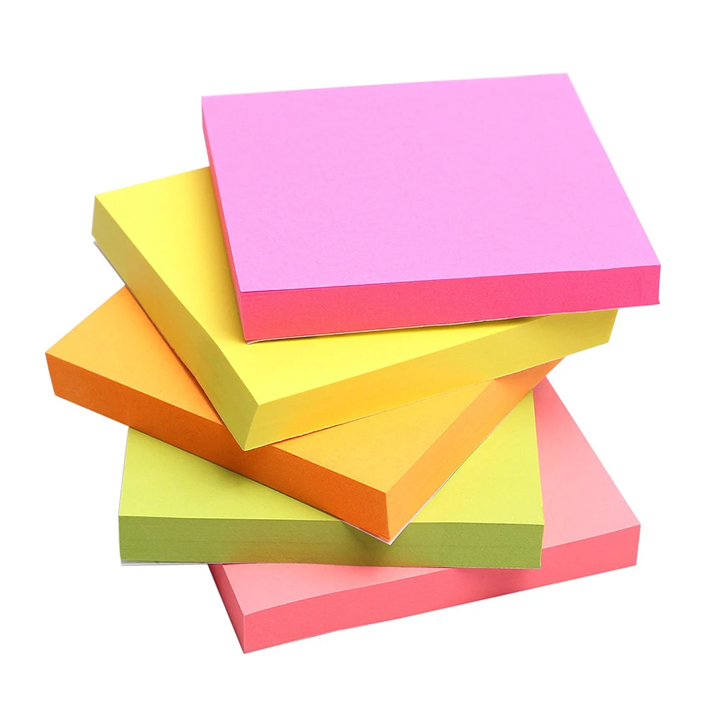 

12 Pads 100 Sheets Square 3X3 Removable For Calendar Desk Fridge Post Notes Notepad Pads Reminder Marking