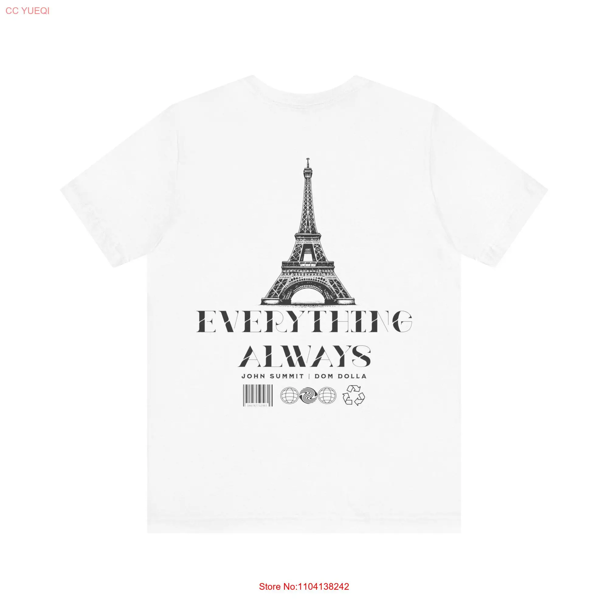 Everything Always Eiffel Tower Festival T Shirt John Summit Dom Dolla long or short sleeves