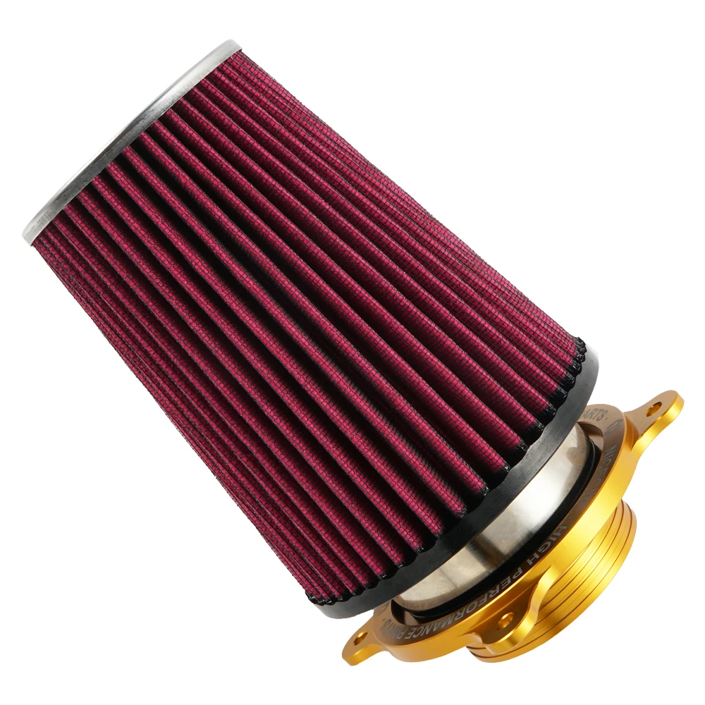 NICECNC Für Yamaha Raptor 700 700R 2006-2026 Luftfilter-Ansaug- und Schnittstellen-Kit Hochleistungs-Waschbares Aluminium ATV-Zubehör – Detail 12