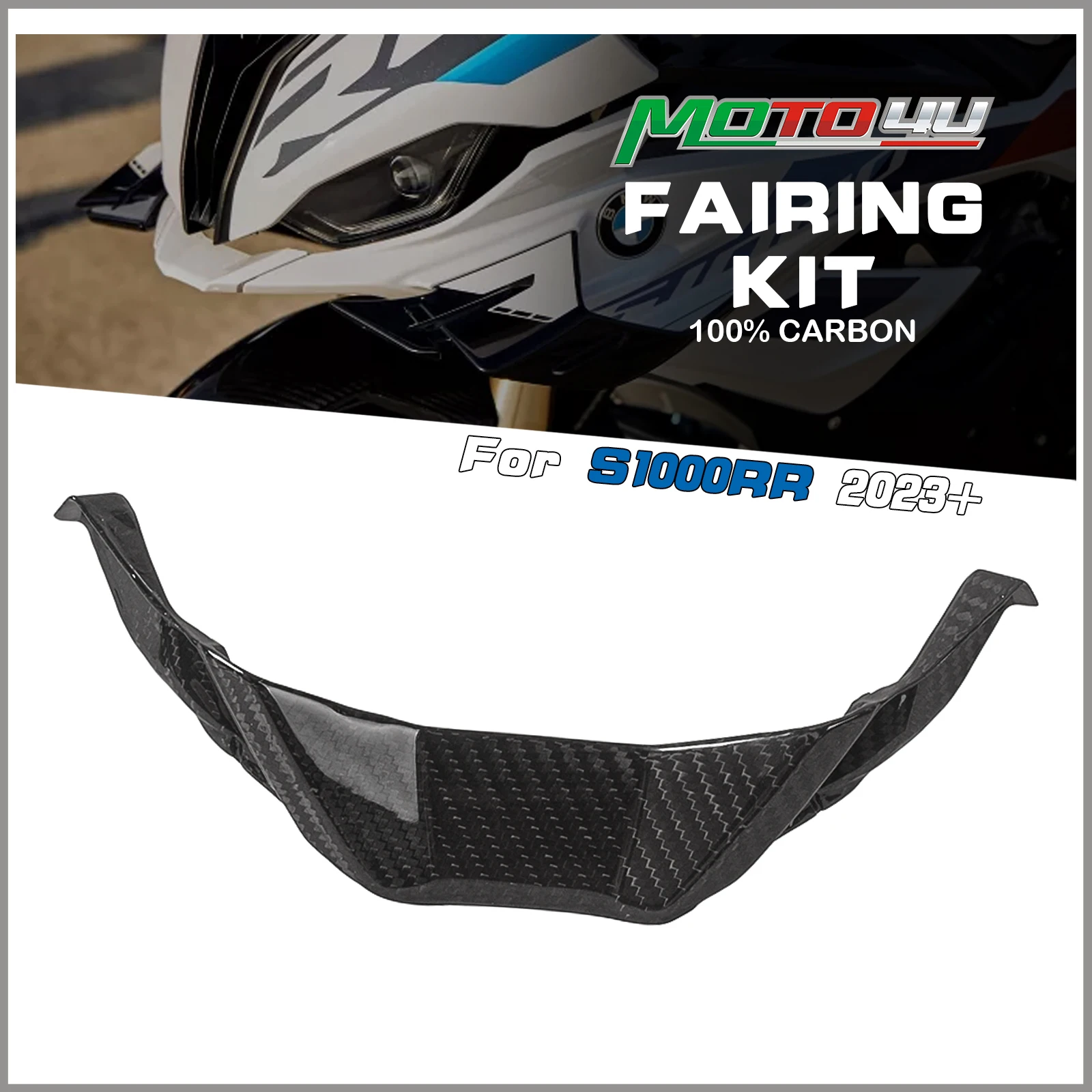 For BMW S1000RR S1000 RR 2023 2024 Carbon Fiber Front Fairing Motorcycle modification