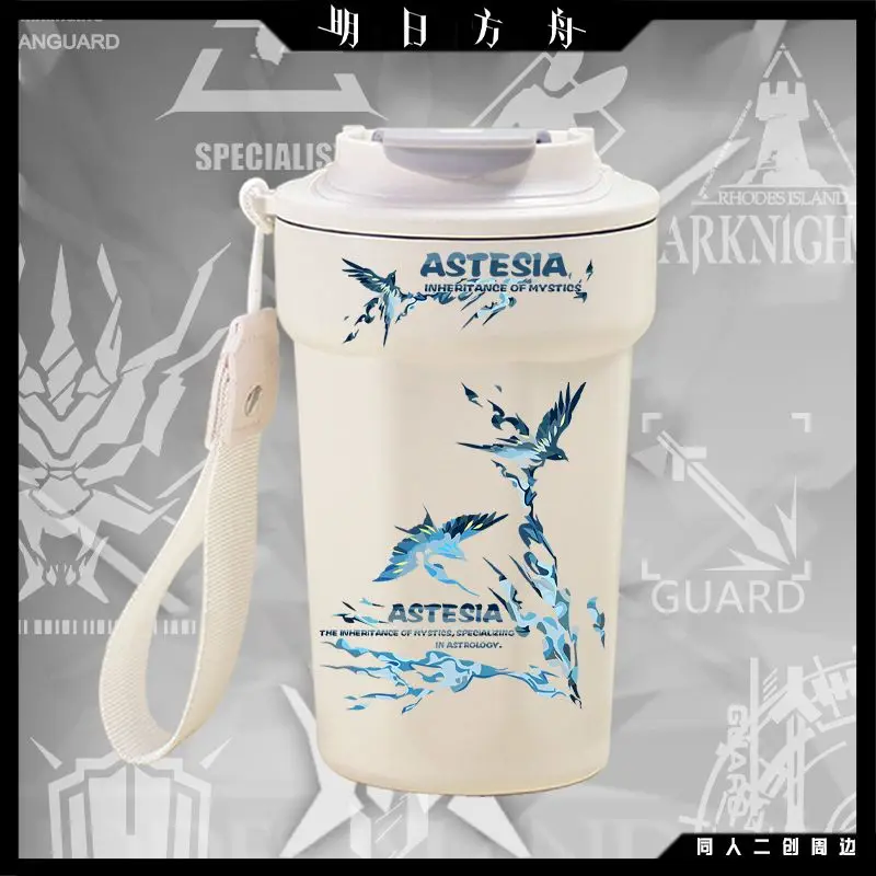 

Arknights Game Anime Cos Astesia Texas Unisex 2025 High Appearance Level 420ML Printed 316 Thermos Cup Prezzie