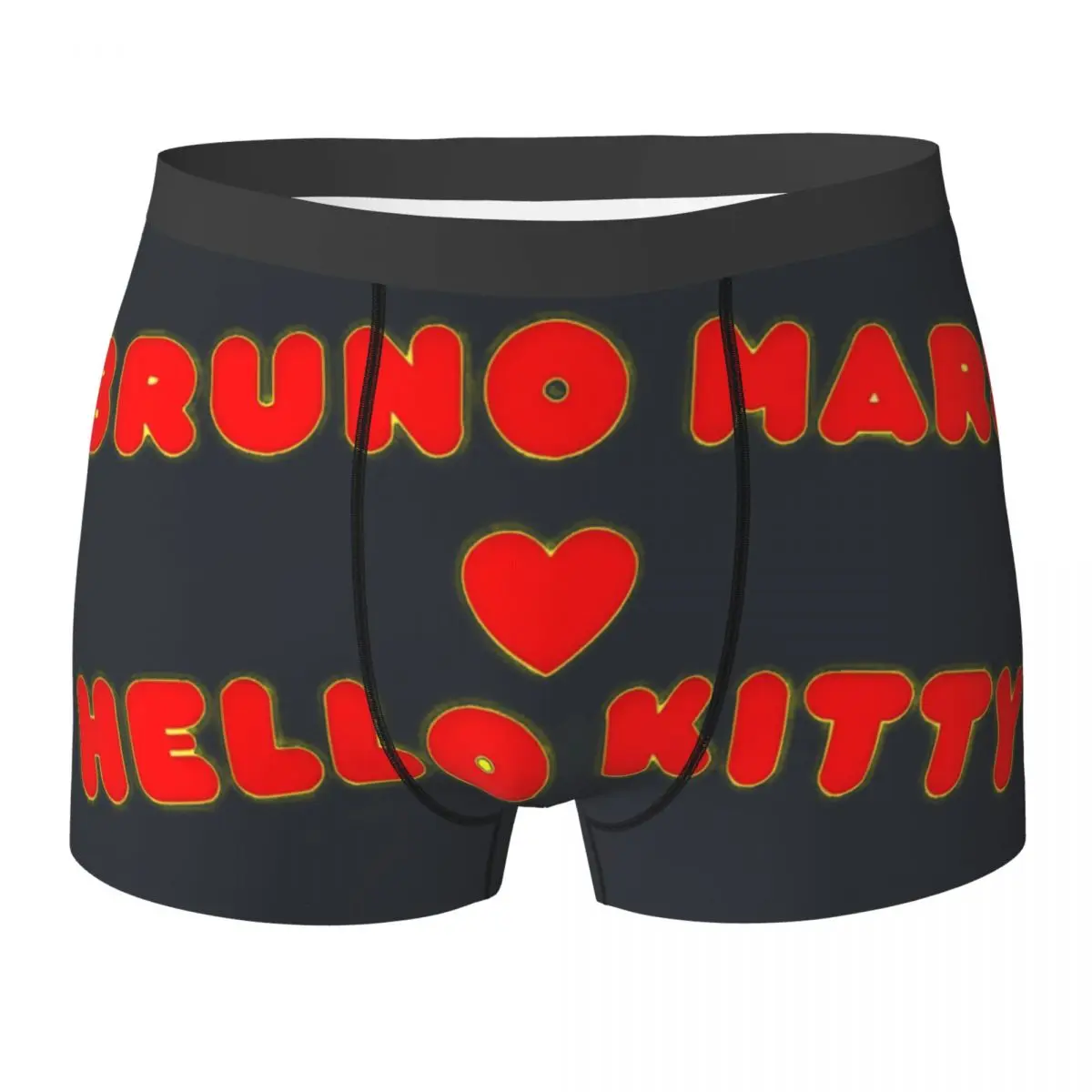 

Bruno Mars Hello Kitty Trunk 3D Pouch Underwear High Quality Custom DIY Shorts Briefs Novelty Men's Underpants Plus Size
