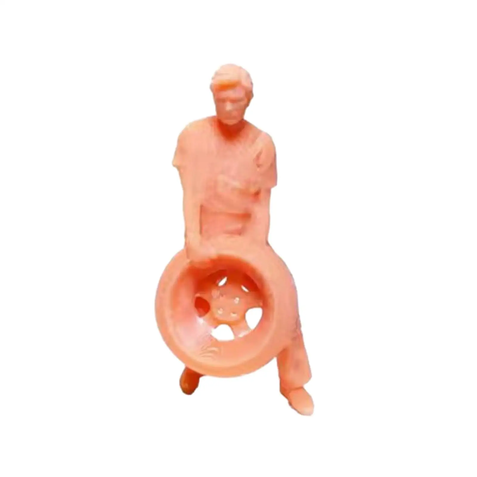 التماثيل الراتنج الناس الصغيرة ، واقعية DIY بها بنفسك مشهد ، نموذج لتخطيط القطار ، اكسسوارات الديكور ، 1: 64