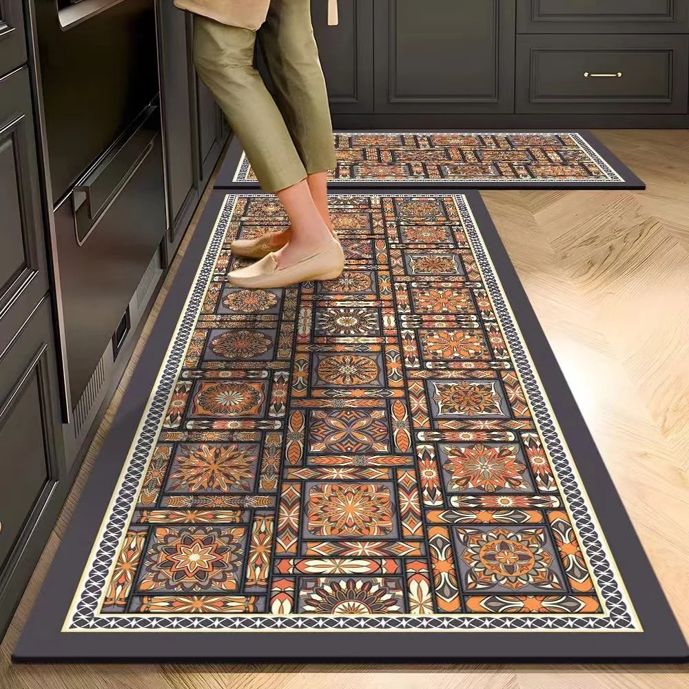 VIKAMA Silicofungus Wallcovering Water-Absorbing Rug Anti-Slip Anti-Oil Washable Non-Wearing Bathroom And Toilet Mat Home Decor