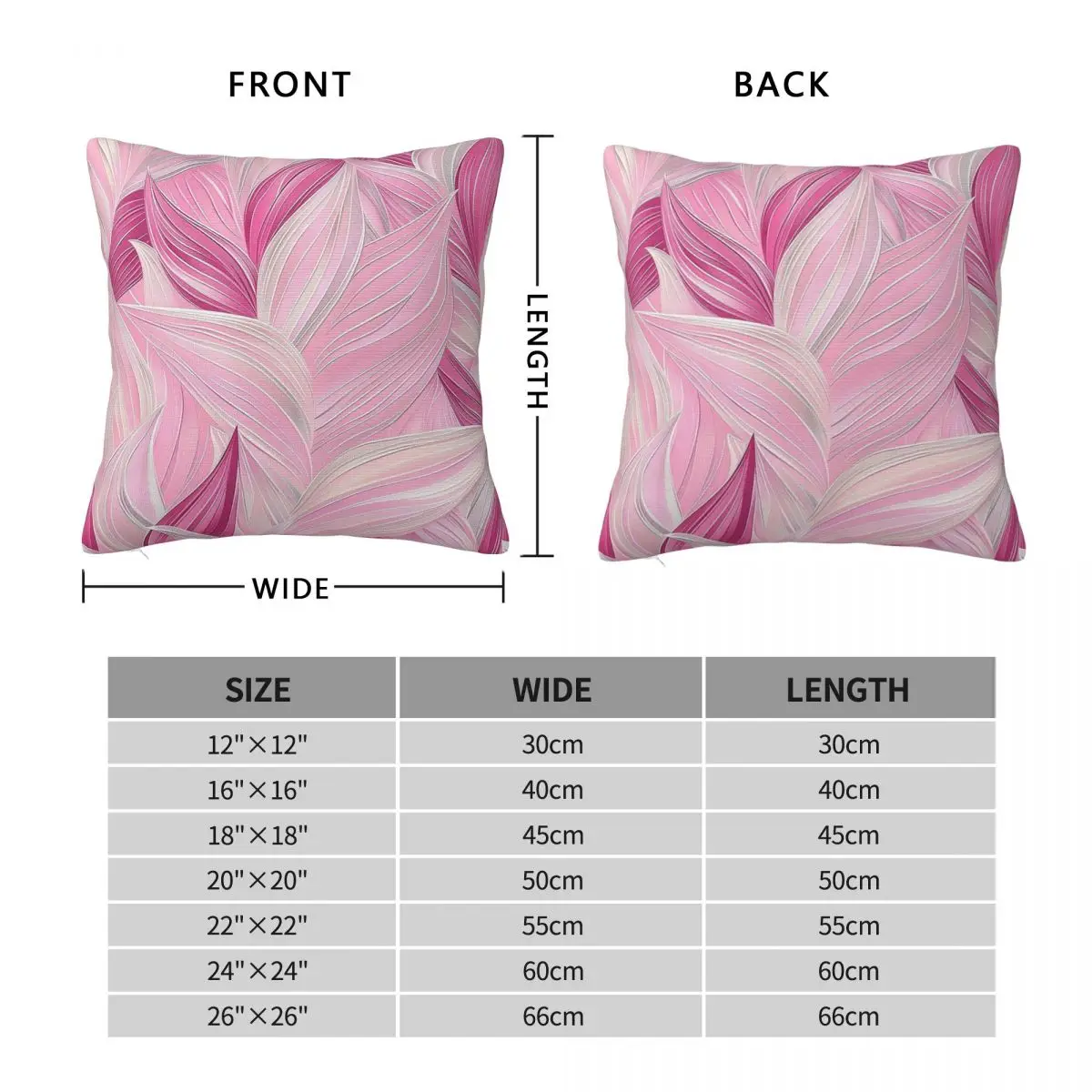 Zebra Grass Leaf Seamless Pillowcase Polyester Linen Velvet Printed Zip Decor Pillow Case Sofa Seater Cushion Cover 18