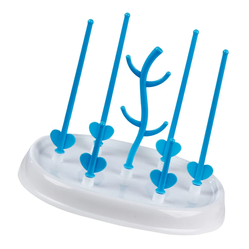 

Baby Bottle Drying Rack High-Quality Pp Multi-Functional Drain Holder For Bottles Covers Accessories Countertop Cup