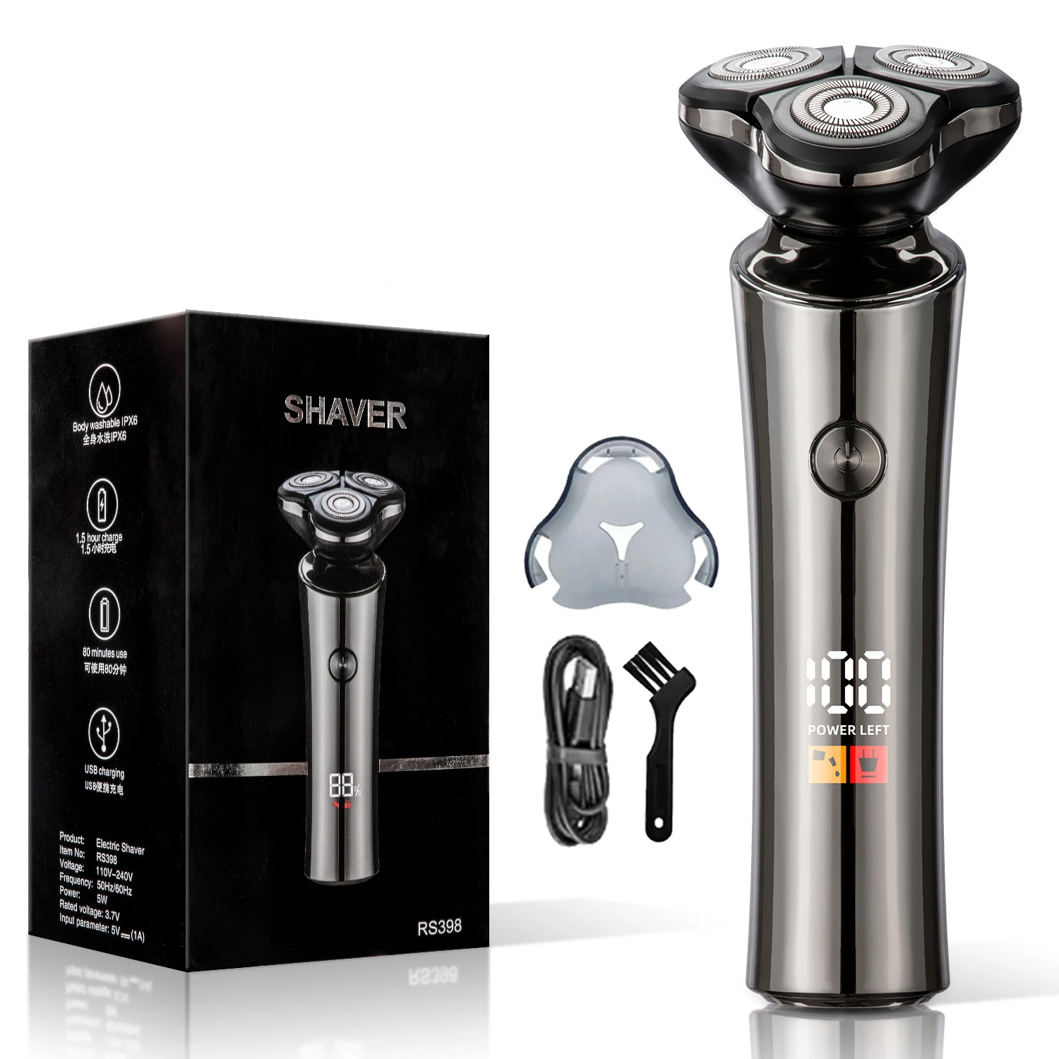 

STLF Triple Blade Safety Men Rotary Shaver Manufacturer Wholesale for Smart Home Electric Shaver