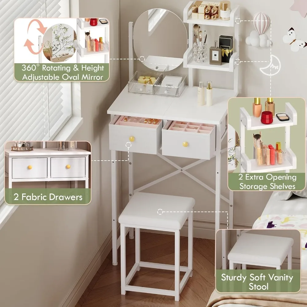 Mesa de Maquiagem Compacta de  - Desk Drawer Small avaliação e preço