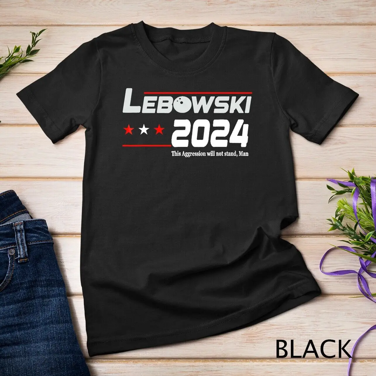 

Political Name Lebowski Political Election Vote 2024 T-Shirt Unisex T-shirt