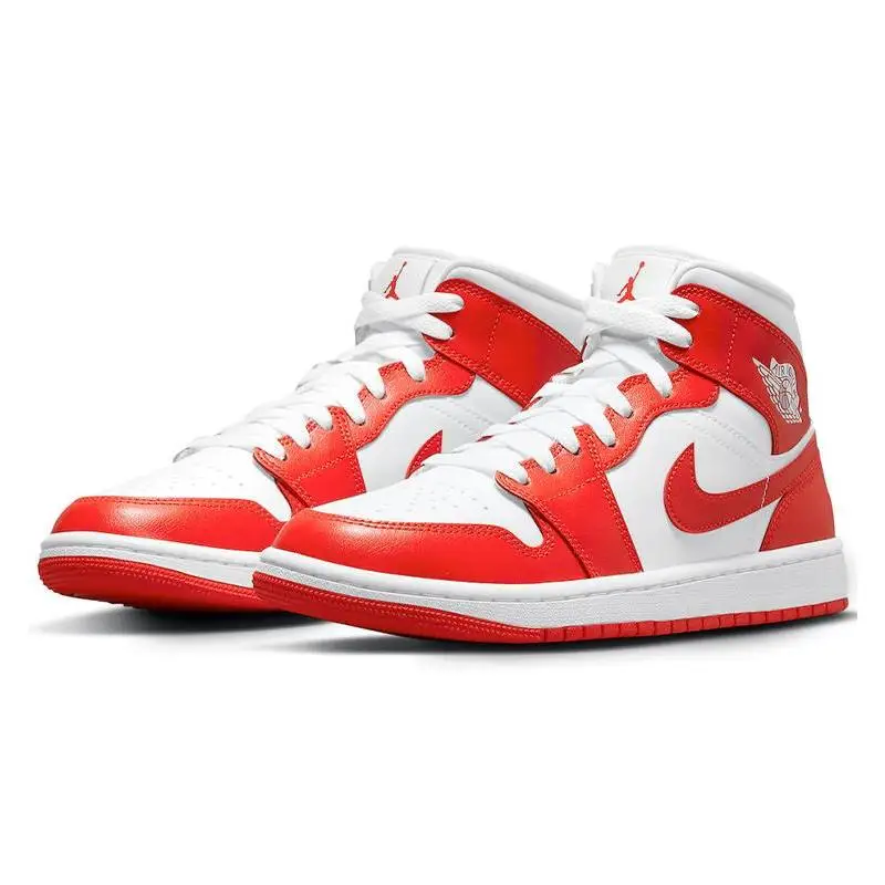 

Nike Jordan Air Jordan 1 Mid "Habanero Red" Sneakers Sneakers shoes BQ6472-116