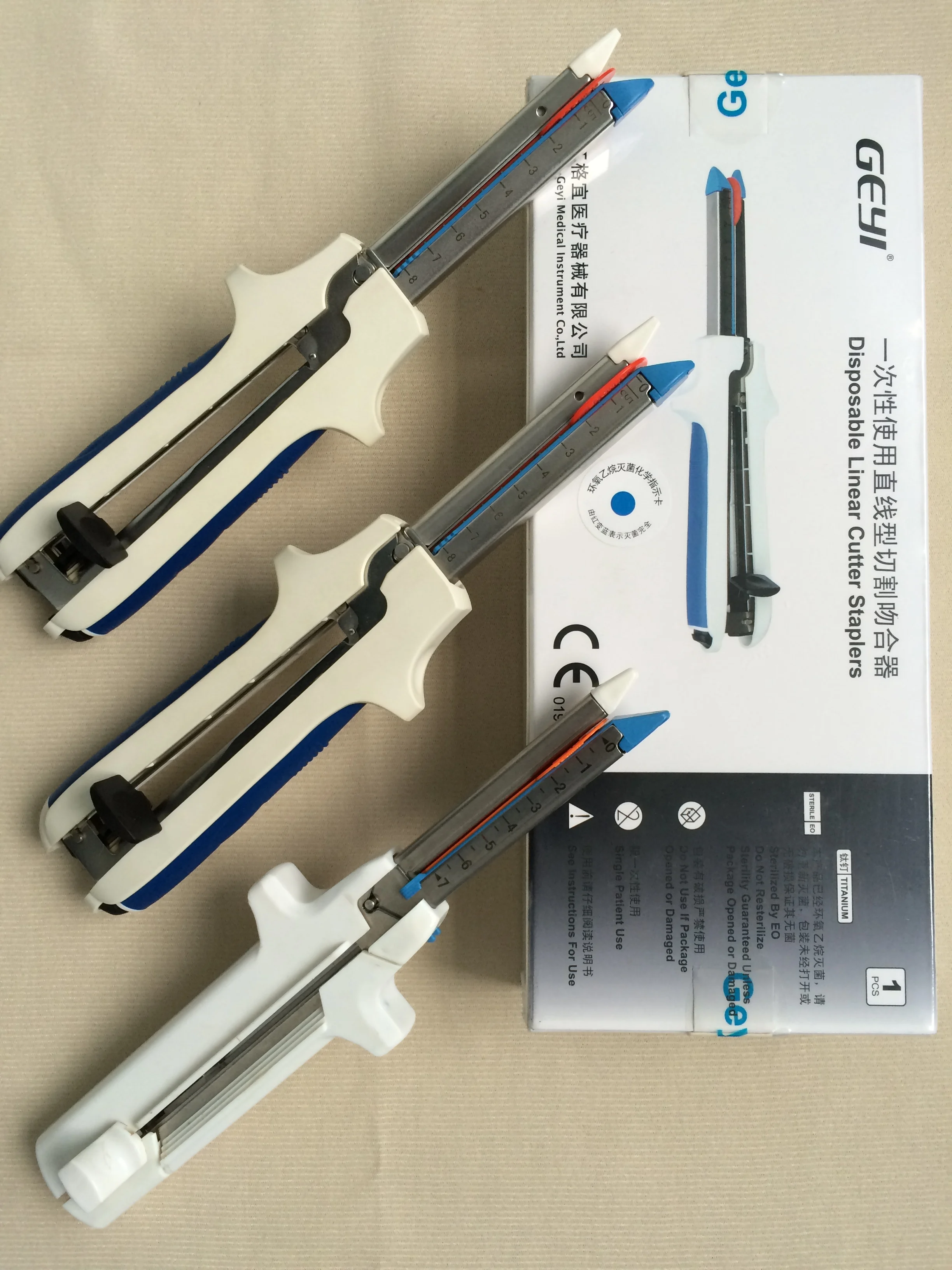 Geyi Manufacturer Price Medical Disposable Linear Intestine Cutter Stapler For Laparoscopic Surgery