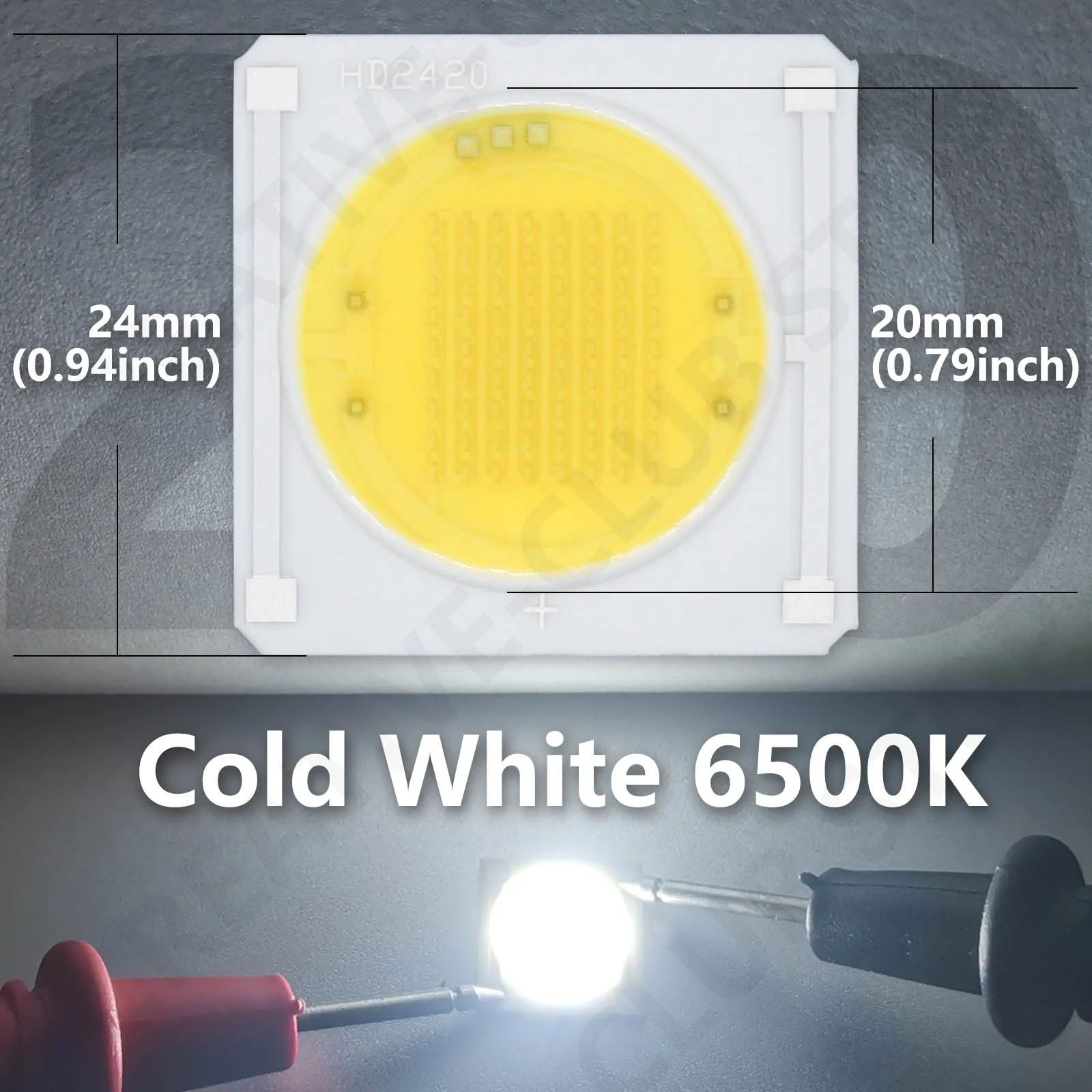 Imagem -03 - Chip ic Inteligente para Projector Exterior ou Interior Matriz Led Lâmpada de Cerâmica Cob sem Necessidade de Driver ac 220v 20w 30w 40w 10 Pcs