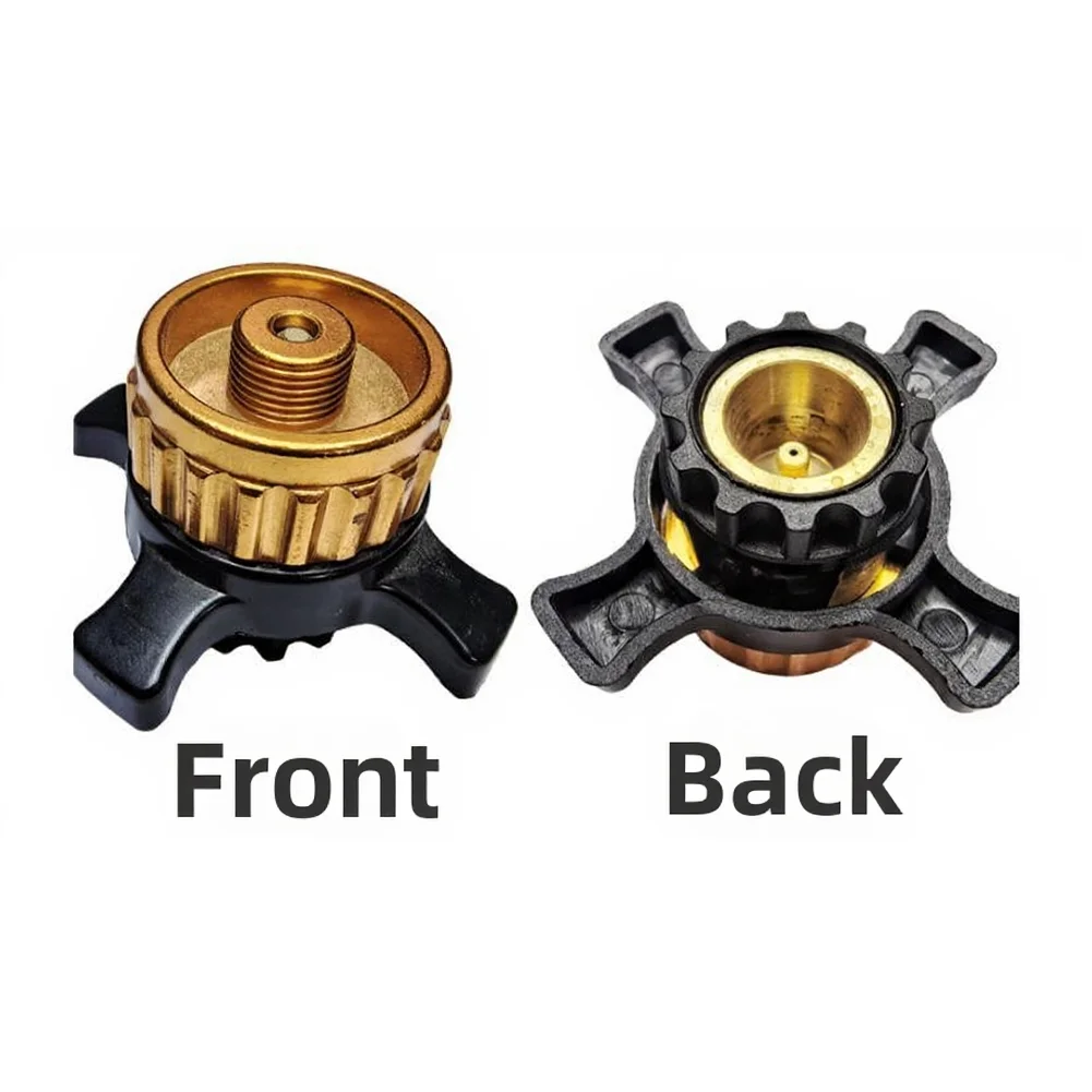 EN417 Threaded Valve Adapter Outdoor Stove Gas Canister European Canister Connector Adapter For Campingaz For CV Easy For Clic