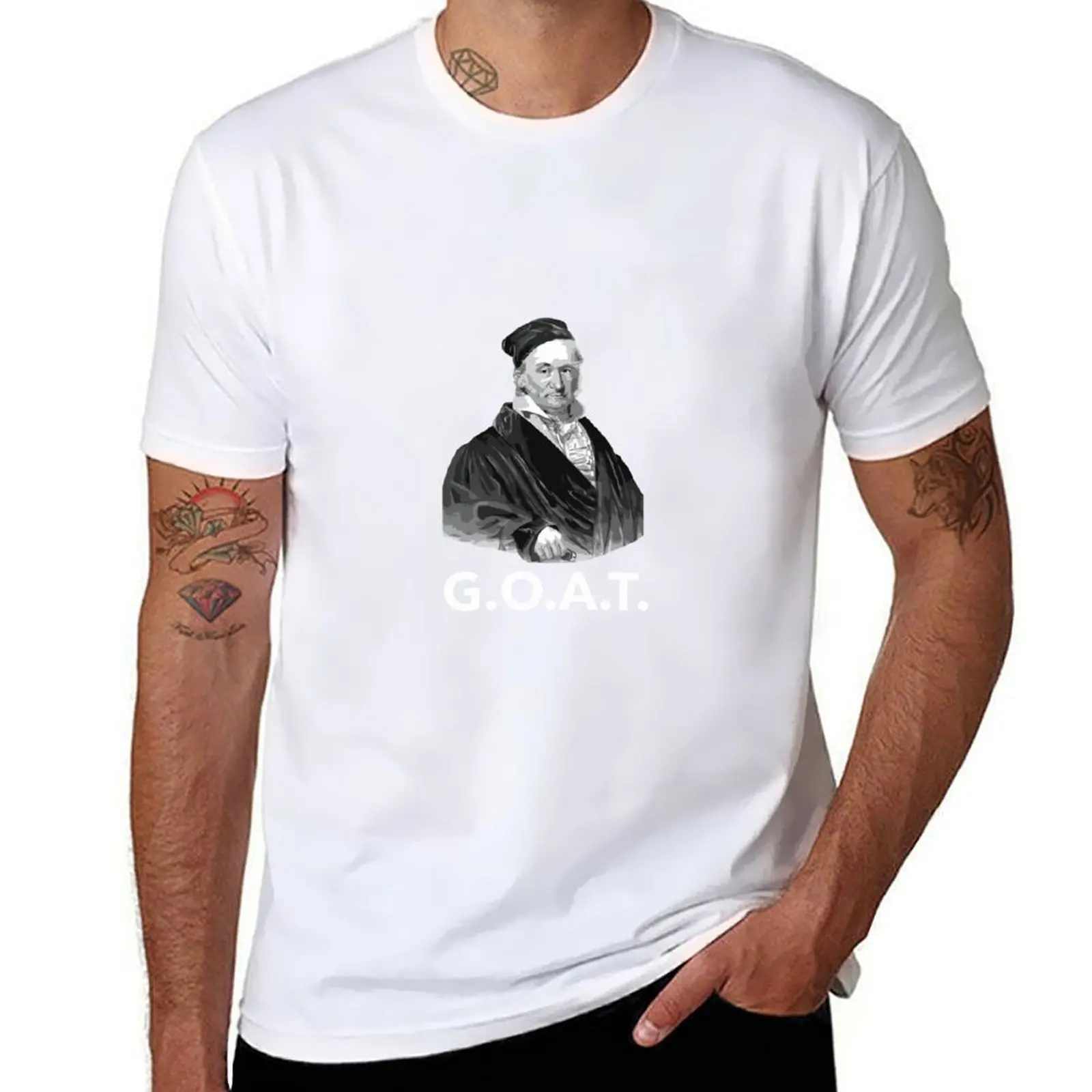 

Gauss Greatest Mathematician Math And Science T-Shirt man t shirt heavy cotton T-Shirt